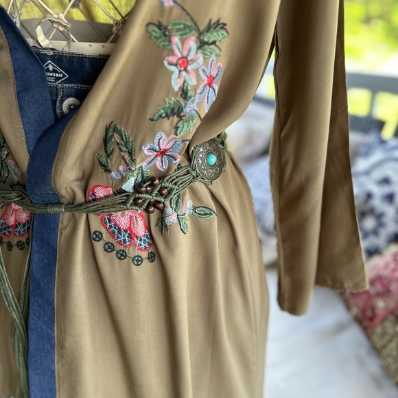 boho kimono with embroidery onesize new - Picture 5 of 9
